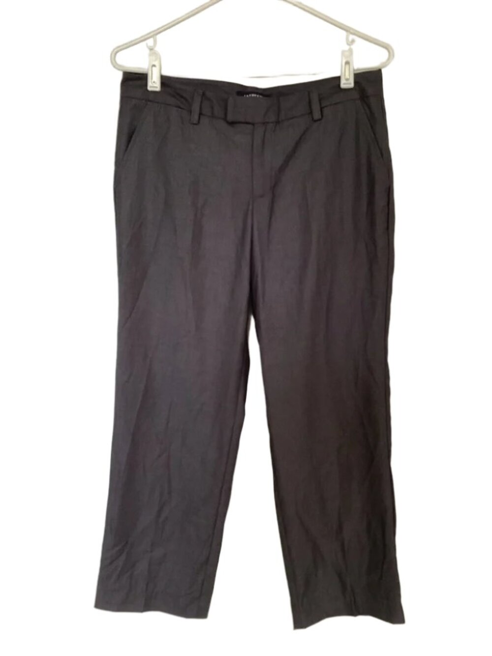 2/$20 Grey Crop Pants Size 6 Woman Lands End